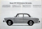 Preview: Volkswagen 1500 S Modelprogram 1963 Carbrochure (0674)